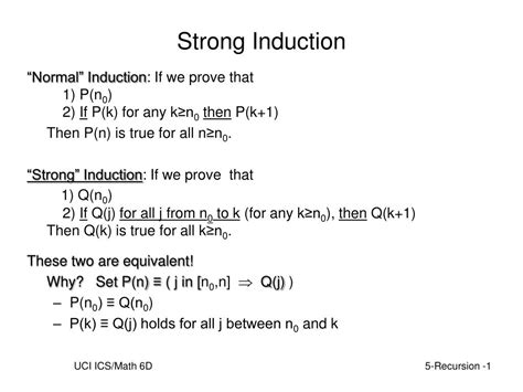 strong vs weak induction|Math 127: Induction .